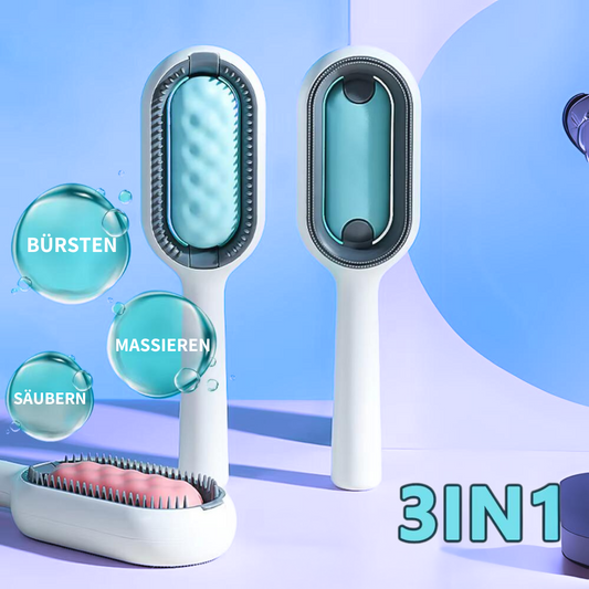 SamtFell Bürsten für Pflege ohne fliegende Haare – Effiziente Bürsten für Hunde & Katzen Pflege, die Haare bindet und Stress beim Kämmen vermeidet.