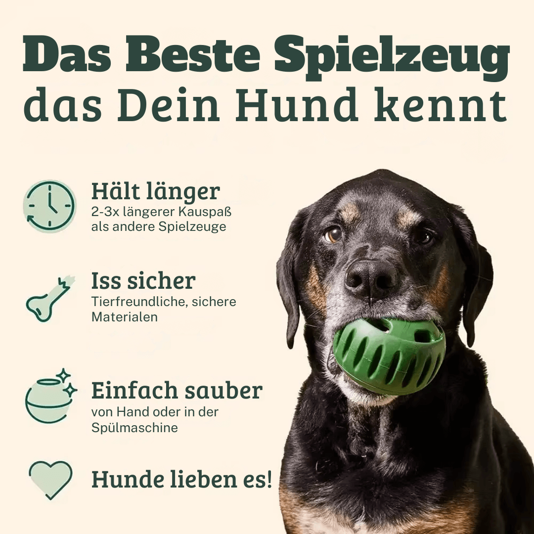 RELAX BALL - Beschäftigung, Entspannung und gesundes Fressen