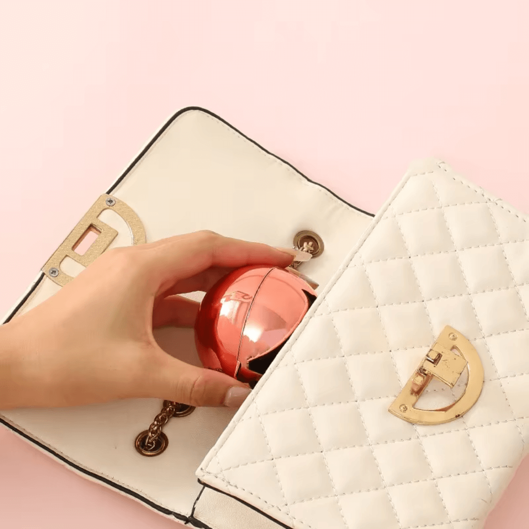 FUSSEL FREI ELEGANZ - Eleganter Tierhaar Entferner für die Handtasche in kompaktem Design.