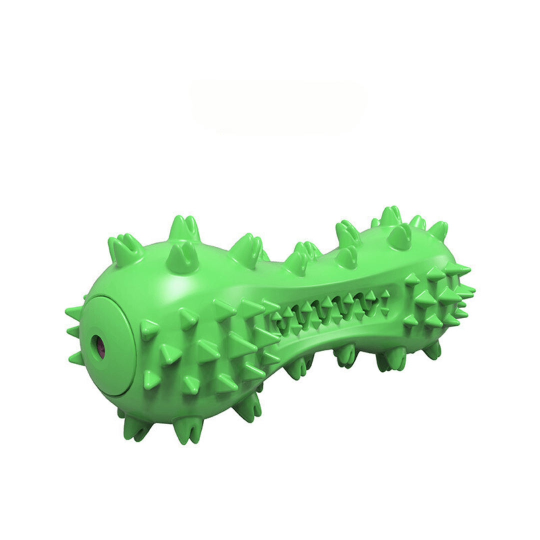 DENTAL KAUKNOCHEN Hunde - Grüner Kauknochen aus robustem Material, ideal für die Zahnpflege bei Hunden.