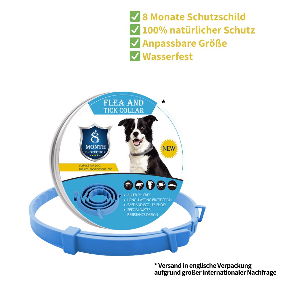 ZECKEN STOPP - Vorher-Nachher Vergleich der Effektivität des Halsbands.