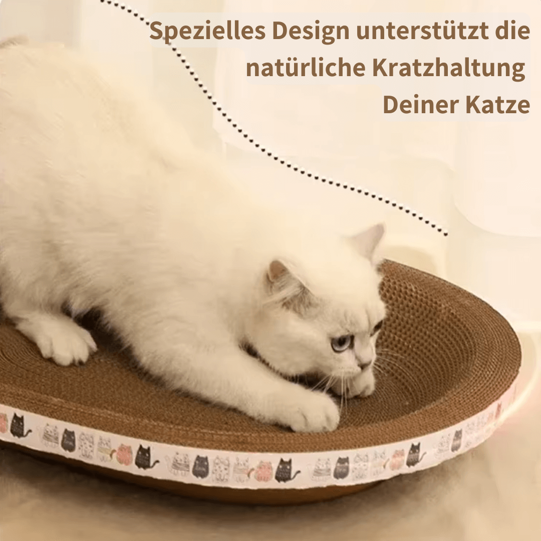 Katzen lieben das Kratz Nest als Schlafplatz und Spielzeug - ein hochwertiges Katzen Schlafplatz Kratznest.