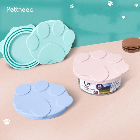 Silikon Deckel für Haustierfutterdosen - Universeller Frischhaltedeckel für Dosen, idealer Deckel für Haustier Futterdosen, der das Futter frisch hält.