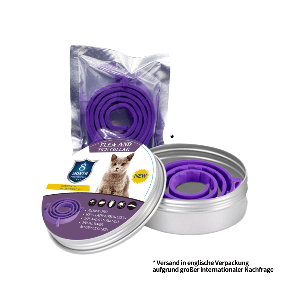 Entspannung für Katzenbesitzer - mit ZECKEN STOPP Katze lange Zeit sorgenfrei.