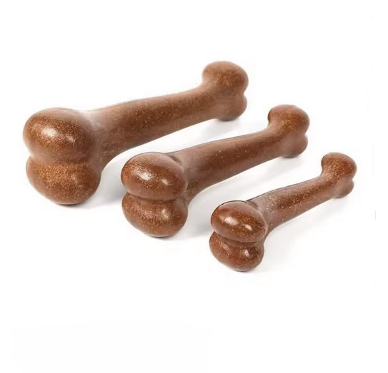 Interaktives und langlebiges Kauspielzeug Hunde in Form eines Knochens, fördert das Spielen und die Zahnhygiene bei Hunden.