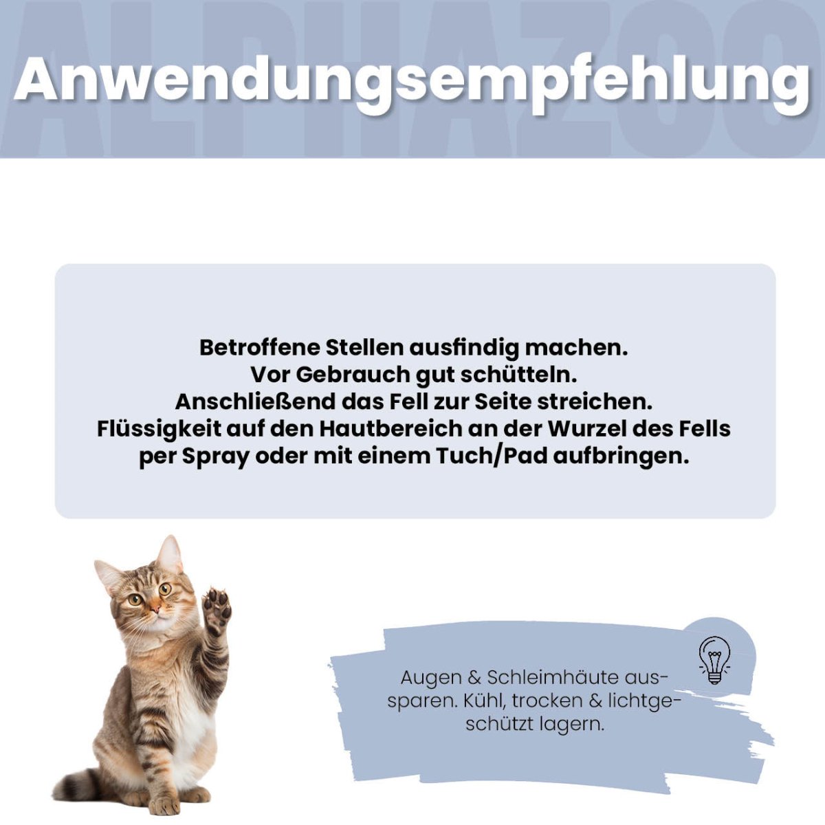 Brandlöscher Anti Juckreiz Spray für Katzen - Natürliche Hautpflege mit Kamille & Calendula