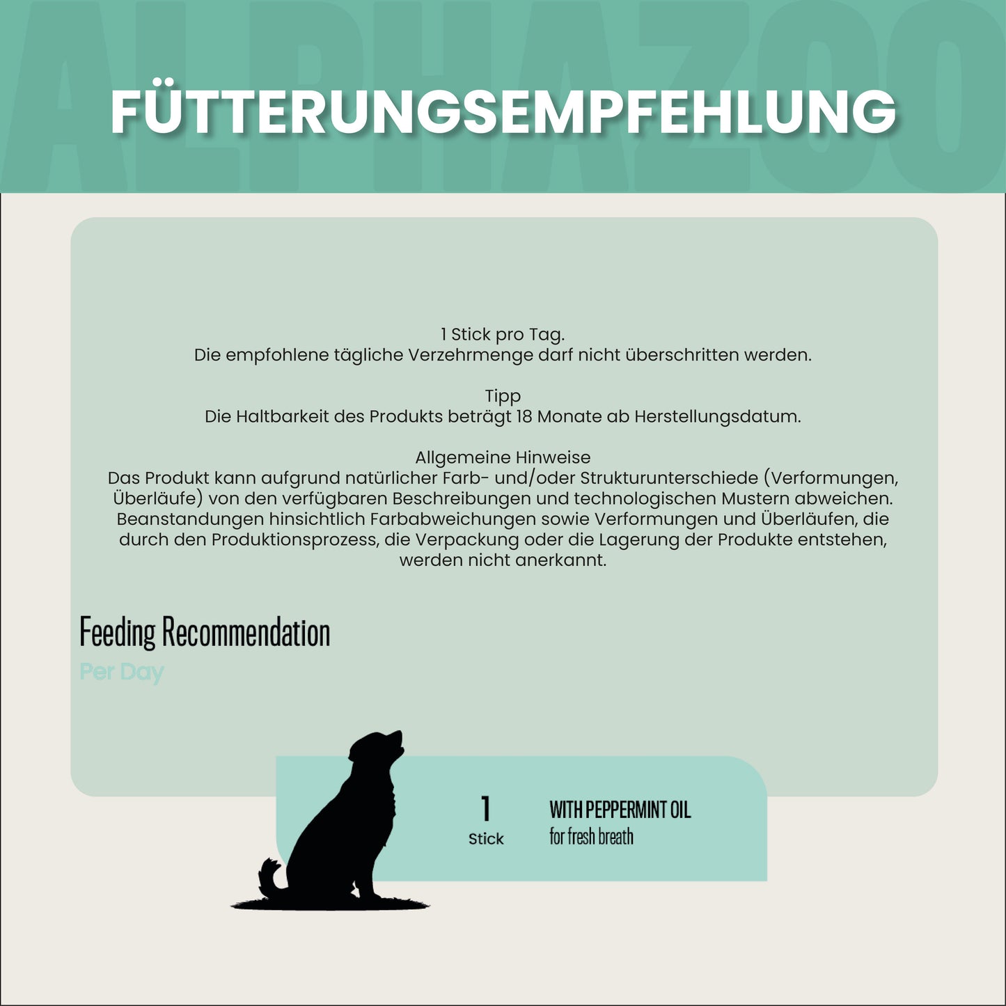 Zähne Zeigen Dentalstick - Zahnpflege Hund Kausnack gegen Zahnbelag & Mundgeruch