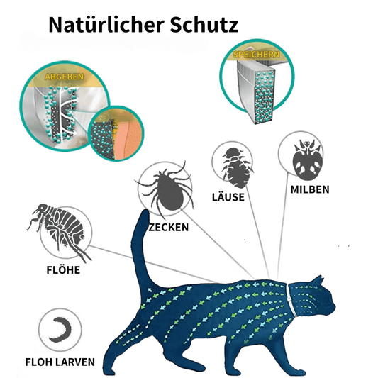 Zecken Stopp Katze - Entfernt zecken leicht und effektiv, ideal für alle Katzenrassen.