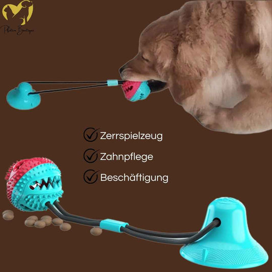 ZERRSAUGNAPF - Hundespielzeug Zerrspielzeug für Hund inkl. Zahnpflege