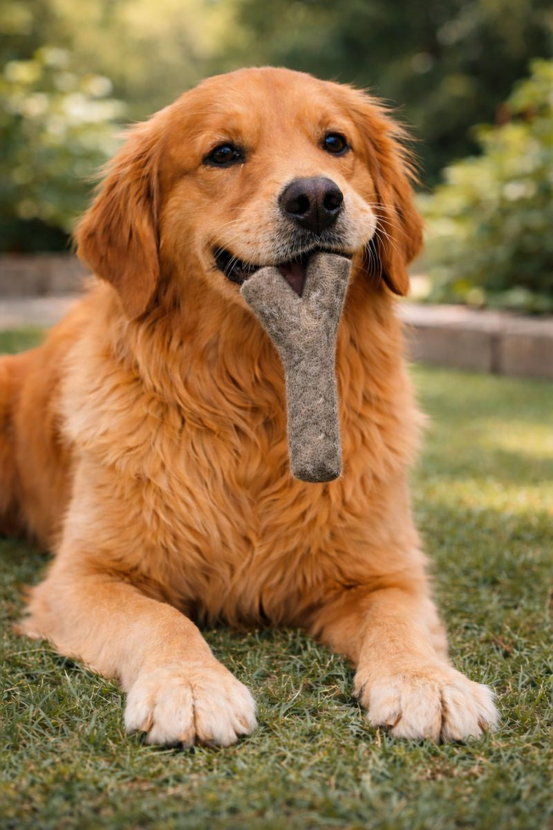 BUDDY Stock – Hundespielzeug aus Wollfilz