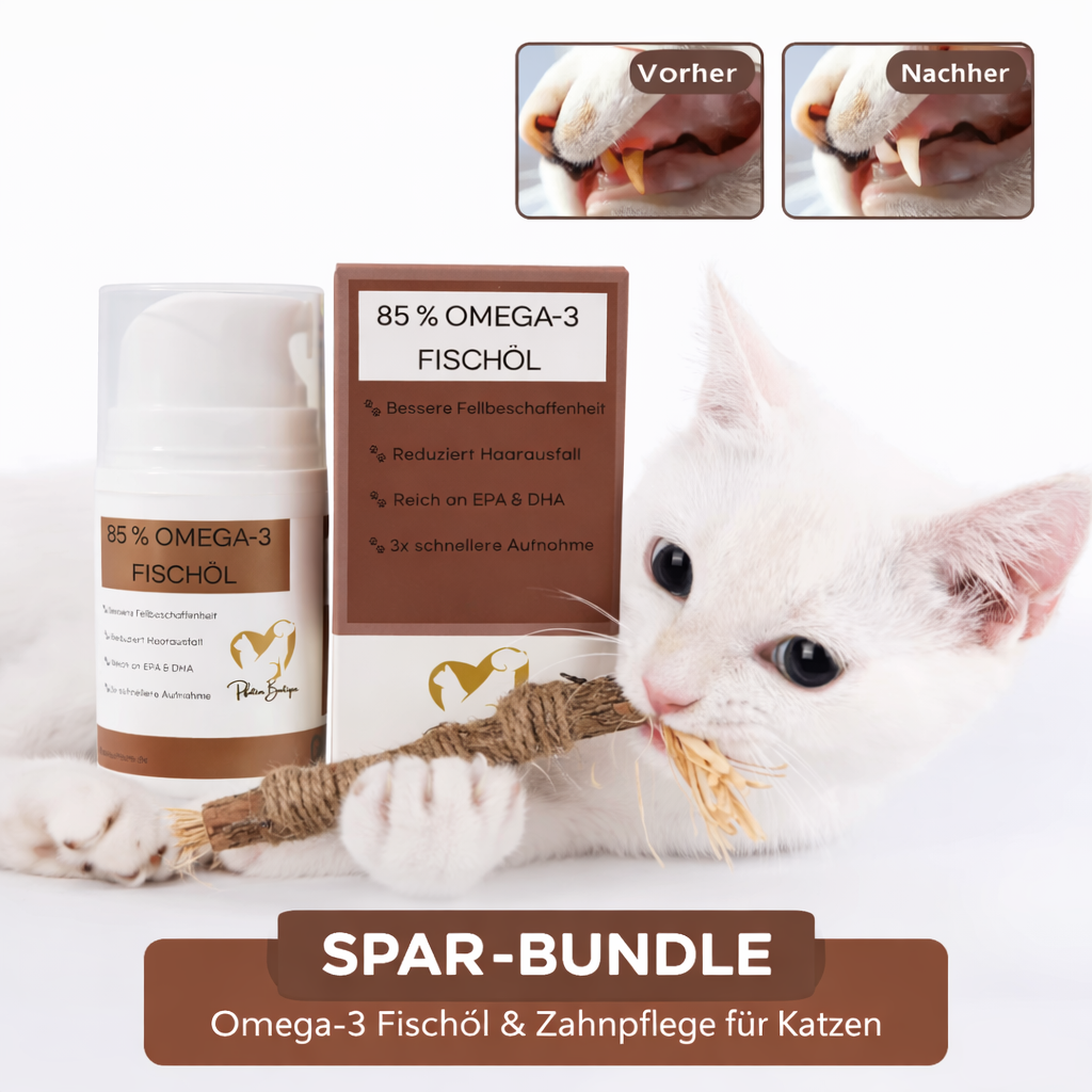 Zahnliebe Katzenzahnpflege plus Omega-3 für gesundes Fell