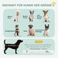 PawHut Hundekäfig faltbar - Hundebox mit 2 Türen - Hundetransportbox