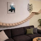 Hängebrücke natur - Katzen Kletterbrücke zum Balancieren & Klettern