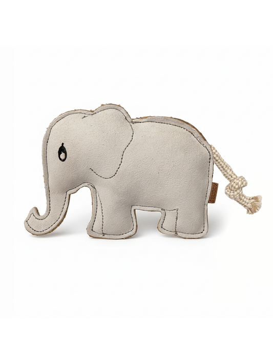 ELEFANT BUDDY. Hundespielzeug aus Leder - Handmade zum Zerren und Spielen