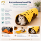 Katzentunnel aus Filz – variables Katzenspielzeug