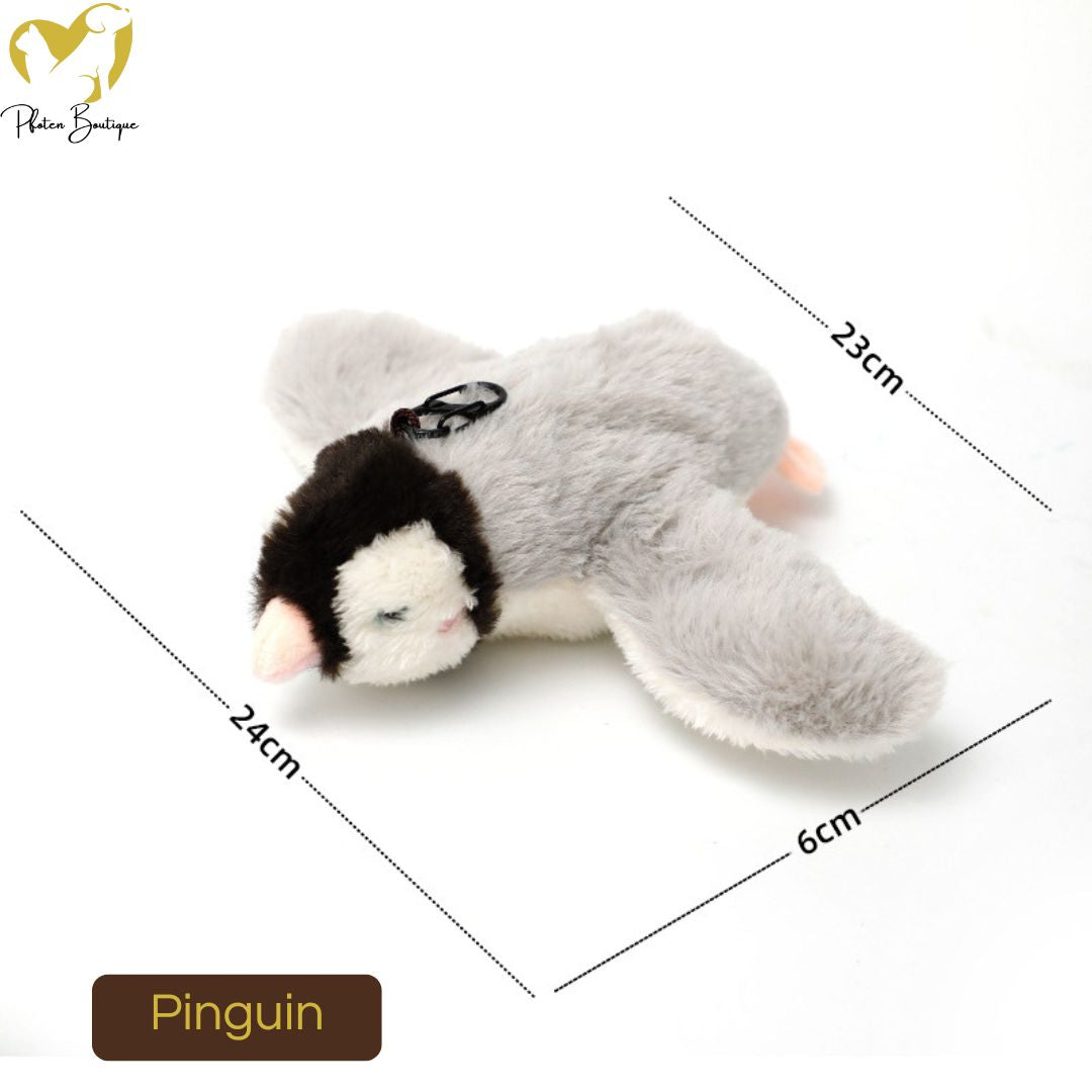 FLIEGENDER VOGEL - Katzenspielzeug selbstfliegend interaktives Plüschtier