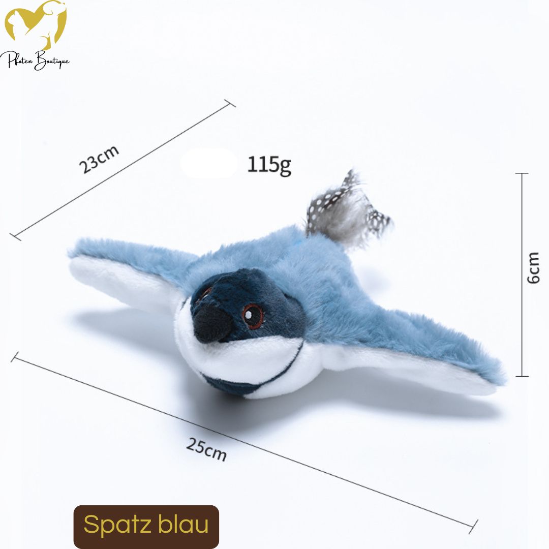 FLIEGENDER VOGEL - Katzenspielzeug selbstfliegend interaktives Plüschtier