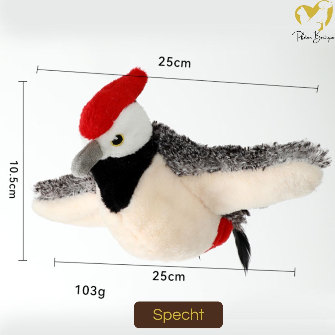 FLIEGENDER VOGEL - Katzenspielzeug selbstfliegend interaktives Plüschtier