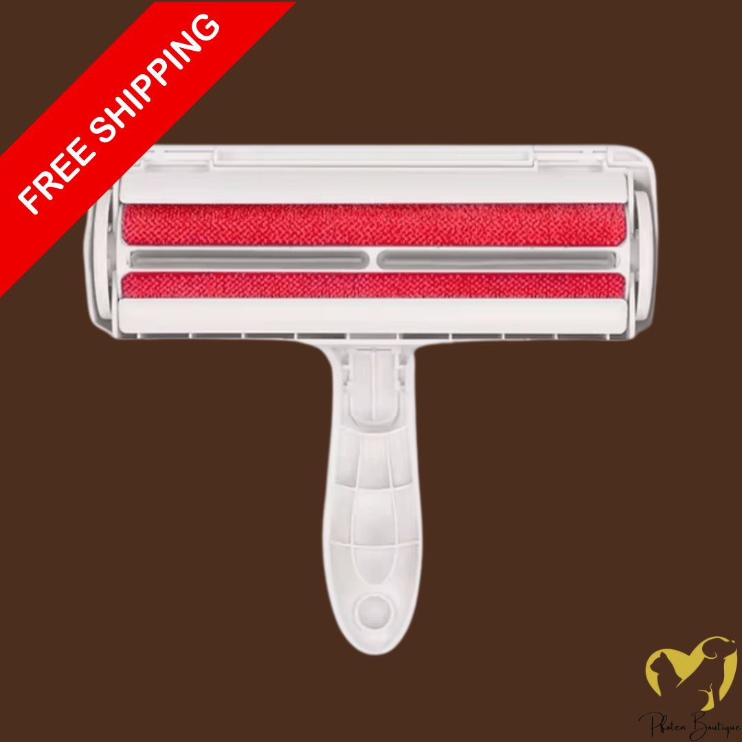 FUSSEL FREI Tierhaar Roller - effektive Reinigung von Tierhaaren und Flusen auf Möbeln und Kleidung.