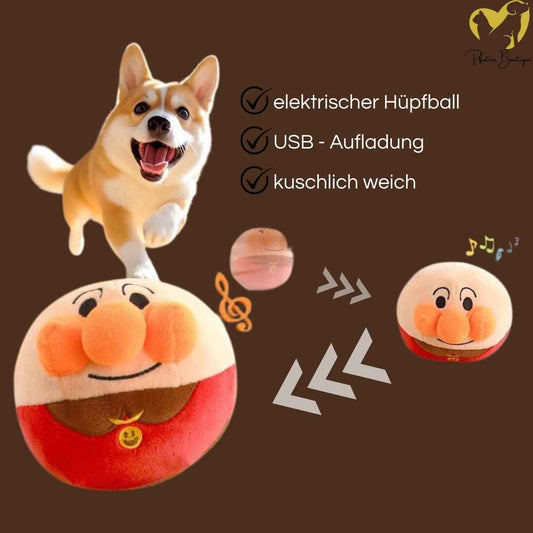 JUMPING BALL Hundespielzeug interaktiv Springball - Hüpfball für Hunde in Aktion, perfekt für stundenlangen Spielspaß.