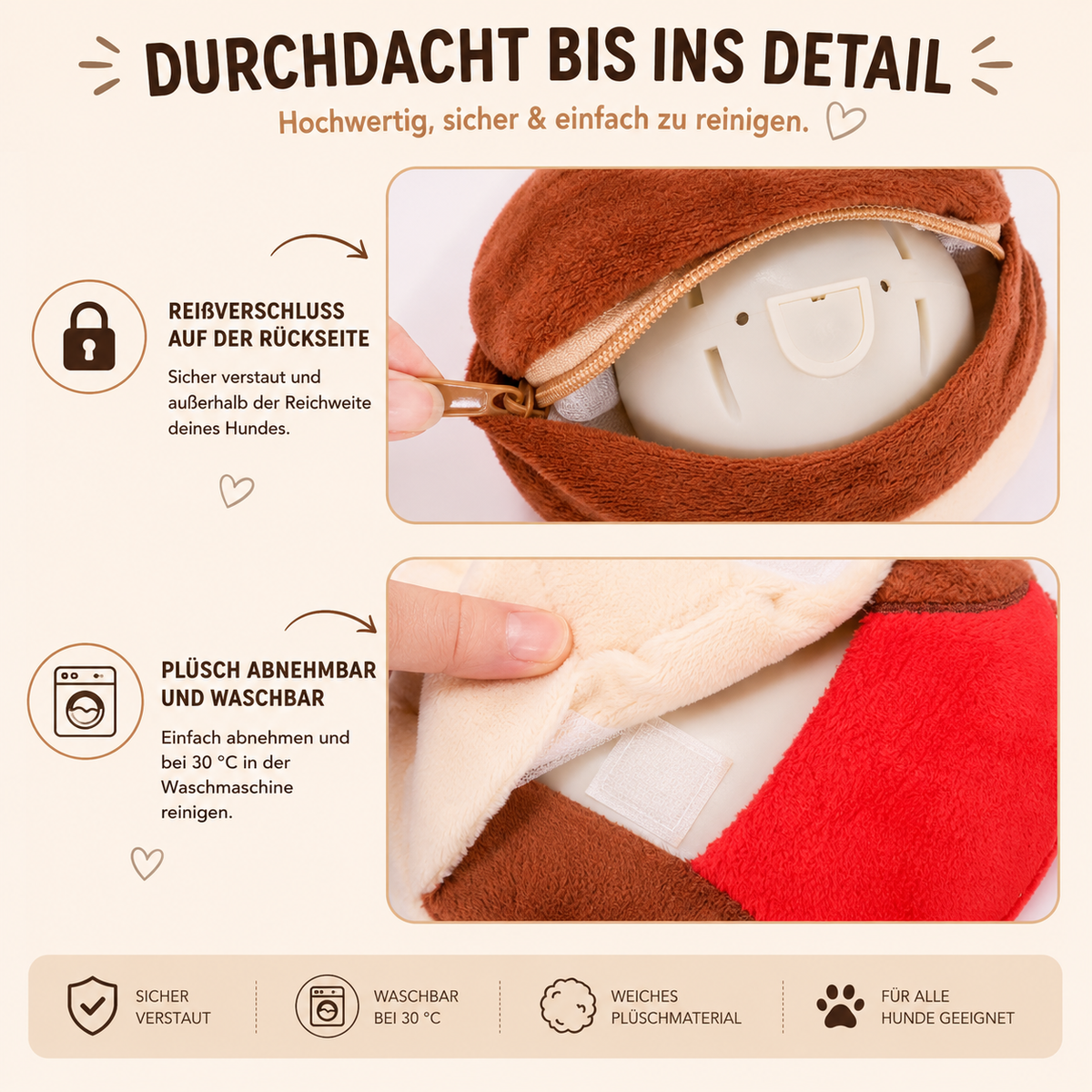 Jumping Ball Hundespielzeug – interaktiver Springball
