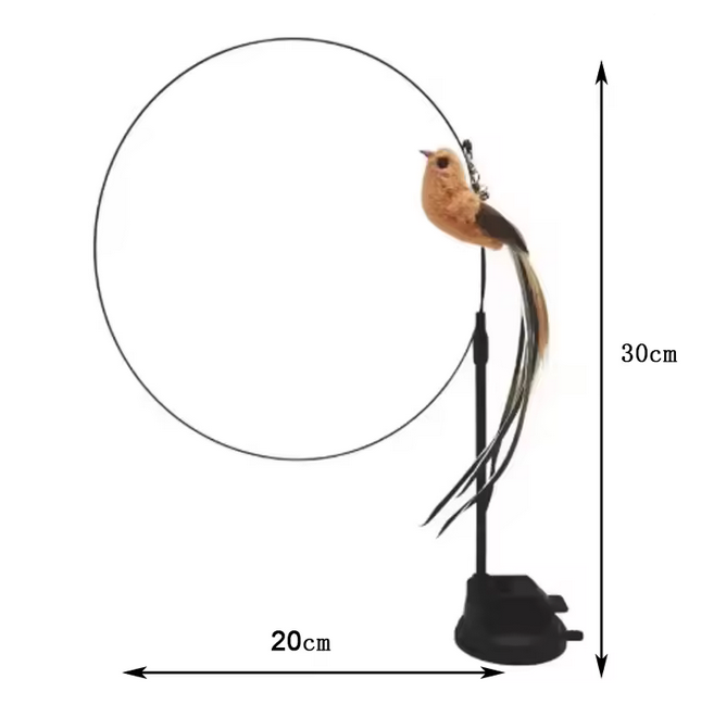 KATZENABENTEUER - Interaktives Katzenspielzeug mit Saugnapf