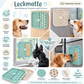 Leckmatte für Hunde – Beschäftigungsmatte aus Silikon