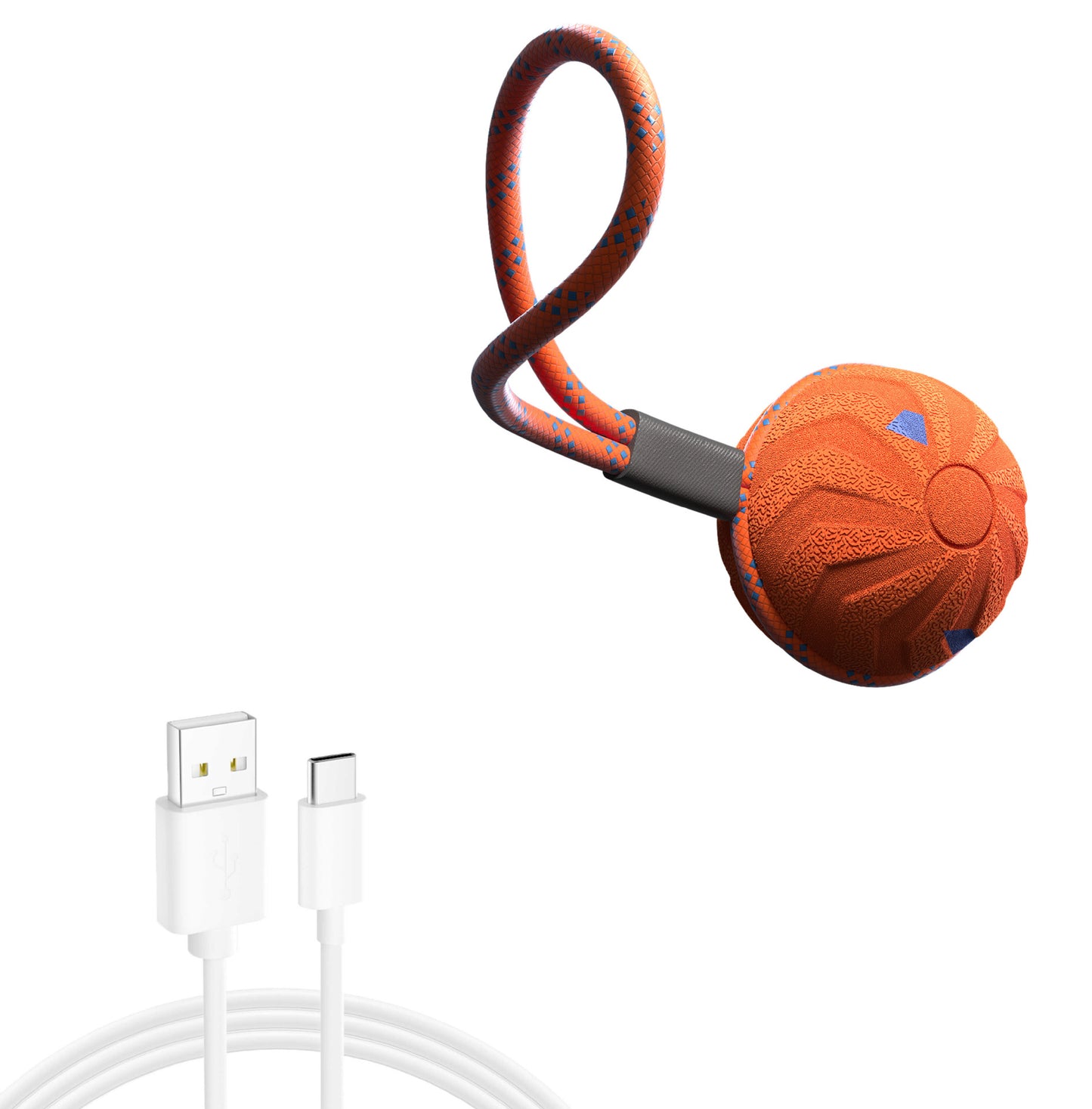 ROLLIBALL Hundespielzeug Hundeball - Bewegungs-, Sprung- und Drehfunktionen