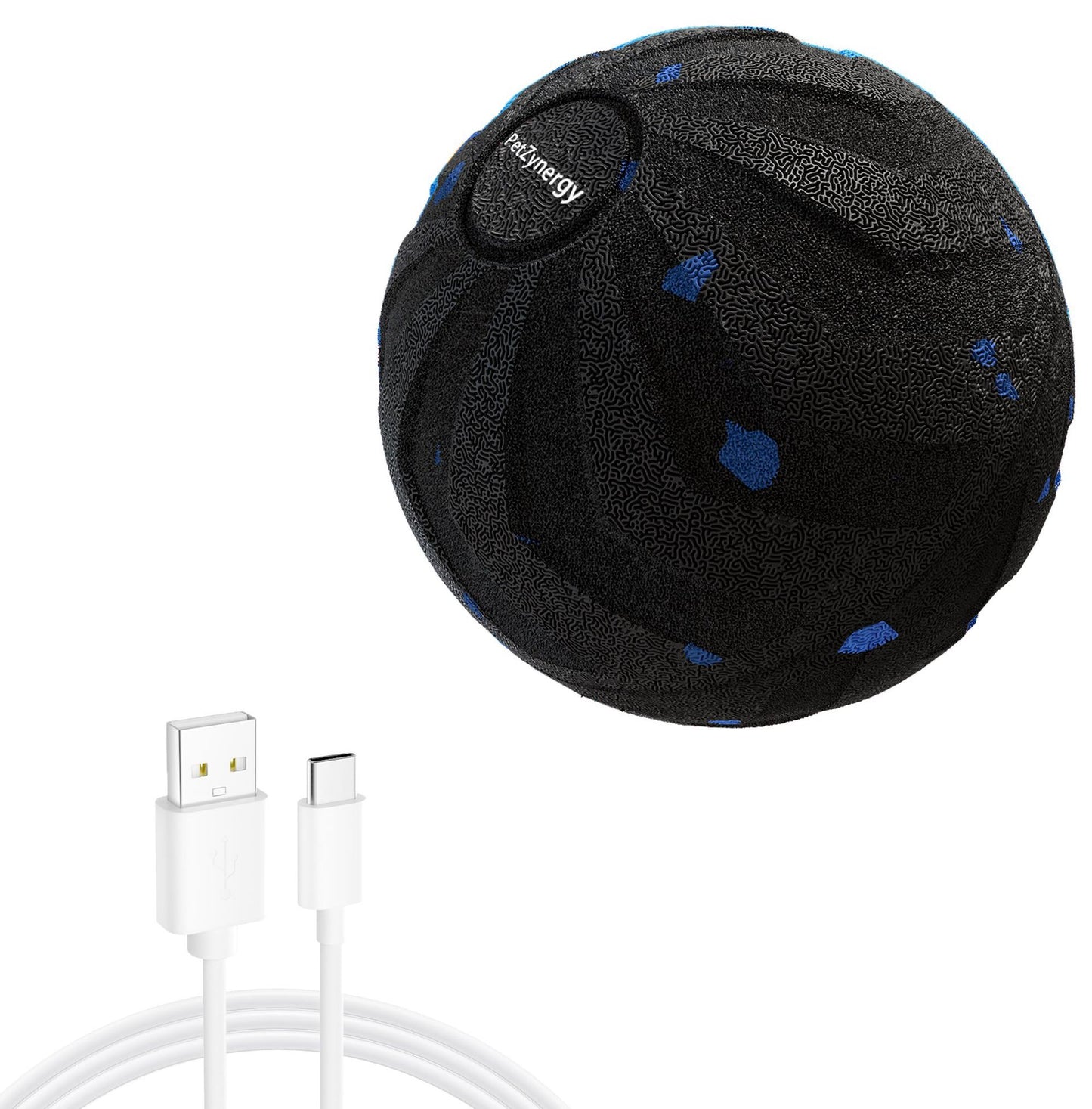 ROLLIBALL Hundespielzeug Hundeball - Bewegungs-, Sprung- und Drehfunktionen