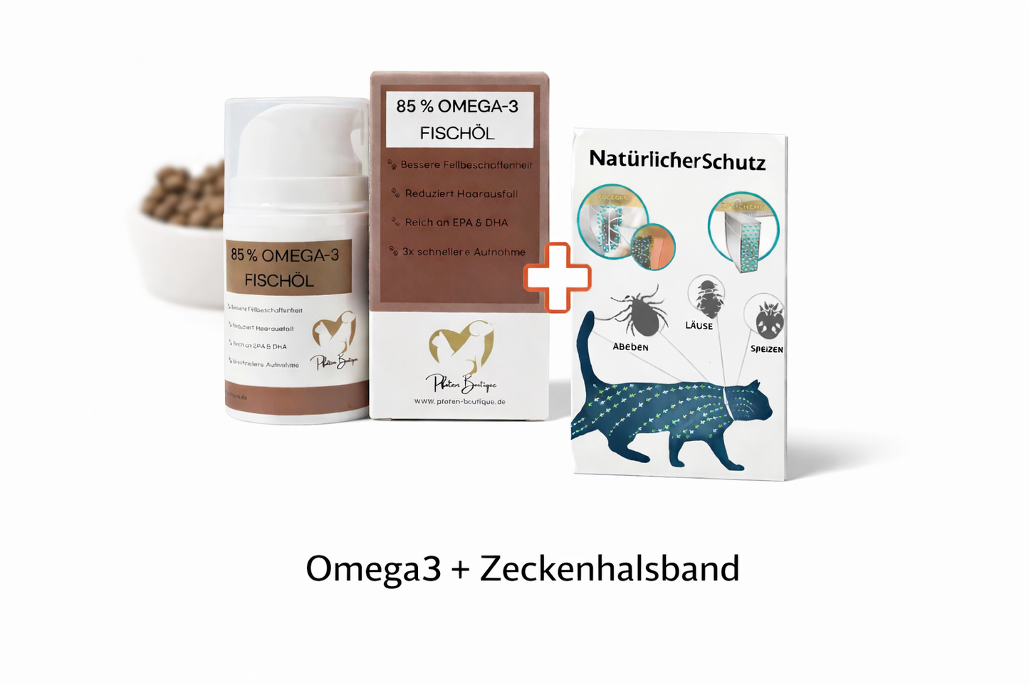 OMEGA-3 Futterergänzung für Katzen & ZECKEN STOPP