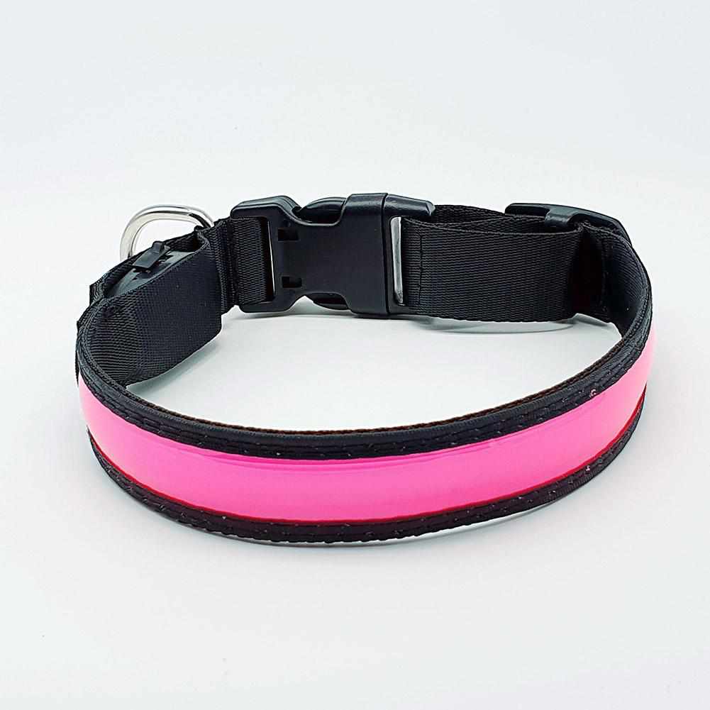 LED Hundehalsband, Stabiles Nylon Halsband für Hunde zum Aufladen