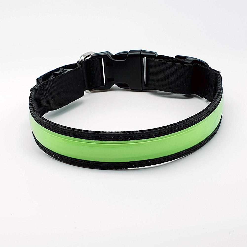 LED Hundehalsband, Stabiles Nylon Halsband für Hunde zum Aufladen