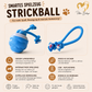 Strickball Hundespielzeug – Ball mit Seil zum Spielen