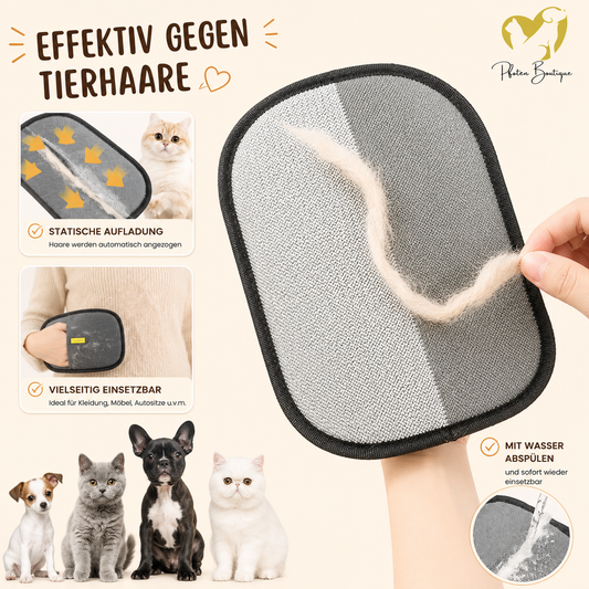 HAARFREI Handschuh – Tierhaarentferner für Hund & Katze