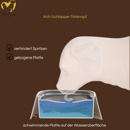 ANTI-SCHLAPPER HUNDENAPF - kein Spritzen beim Trinken, auslaufsicherer Trinknapf