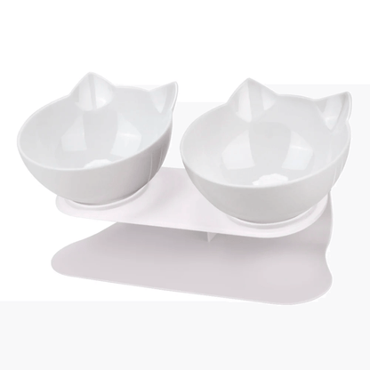 Pfoten-Boutique präsentiert den GOURMET NAPF - Ergonomischer Katzennapf für eine bessere Gesundheit deines Tieres.