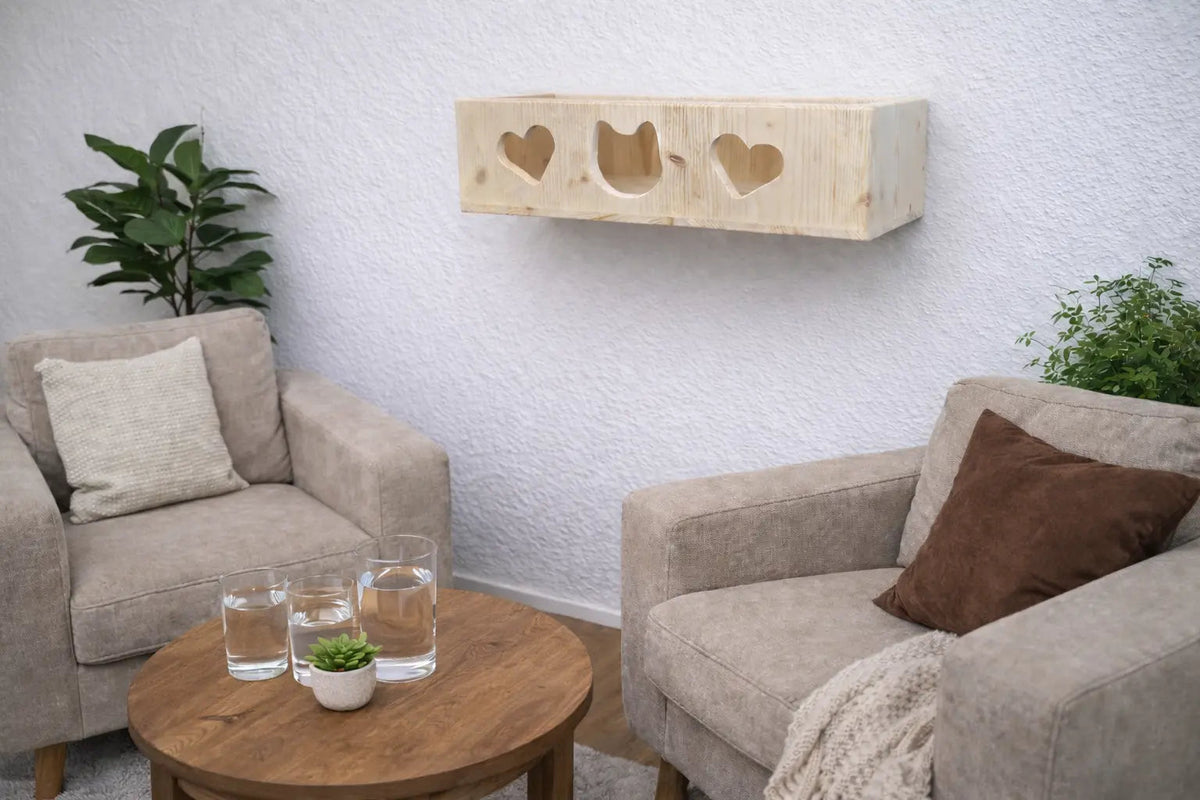 Wandkiste natur - Wandhöhle & Liegeplatz für Katzen
