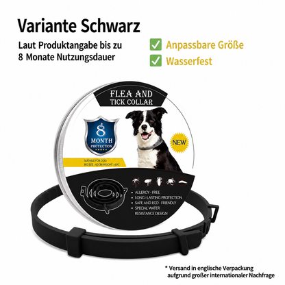 ZECKEN STOPP Hund – Zeckenhalsband für die Zeckenzeit