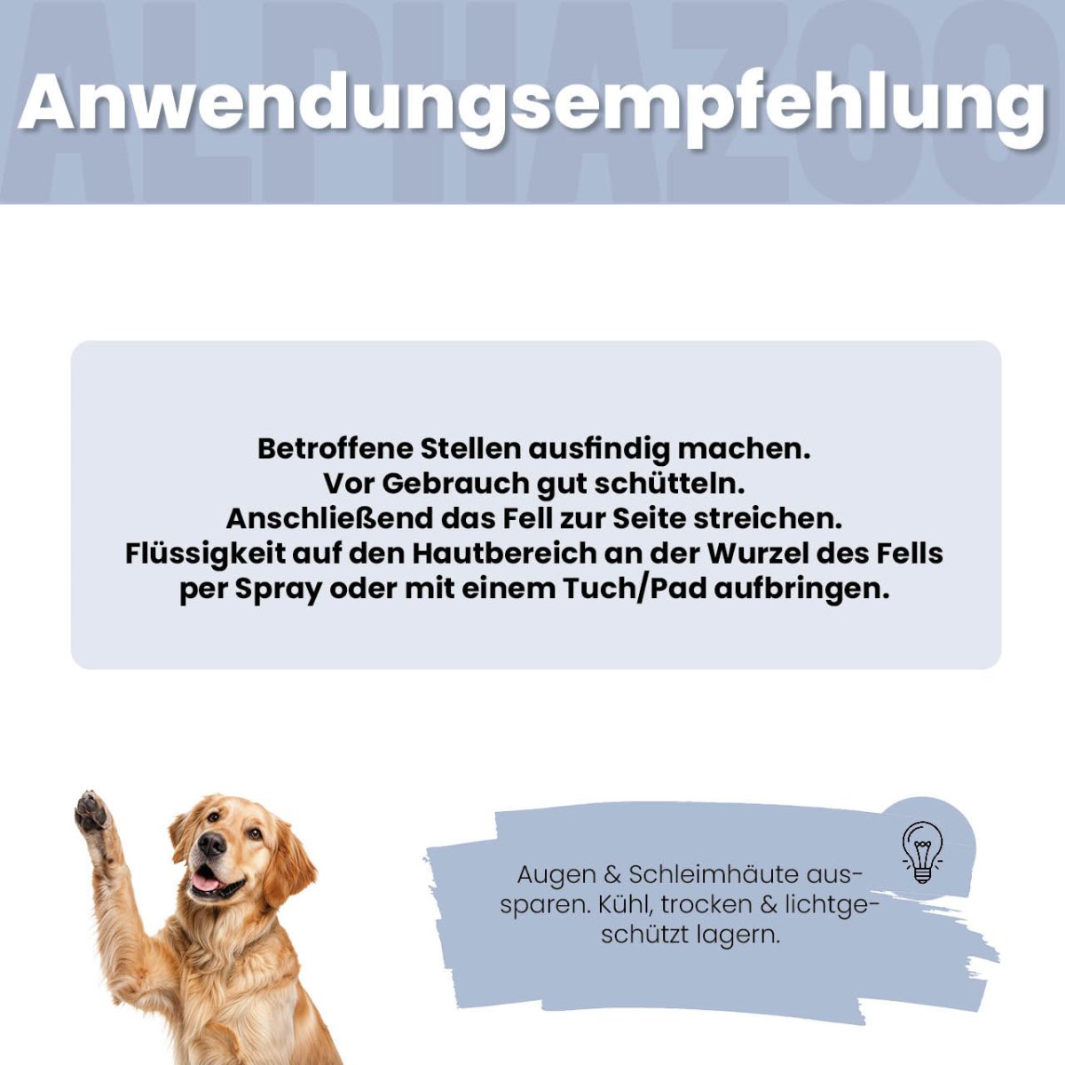 Brandlöscher Anti Juckreiz Spray für Hunde - Natürliche Hautpflege mit Kamille & Calendula