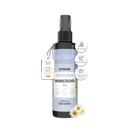 Brandlöscher Anti Juckreiz Spray für Katzen - Natürliche Hautpflege mit Kamille & Calendula