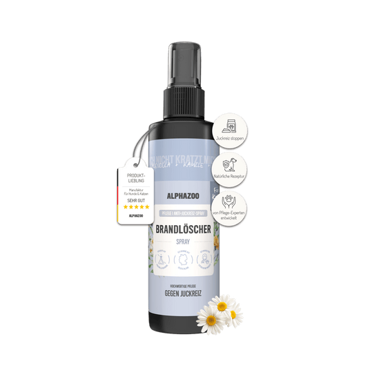 Brandlöscher Anti Juckreiz Spray für Katzen - Natürliche Hautpflege mit Kamille & Calendula