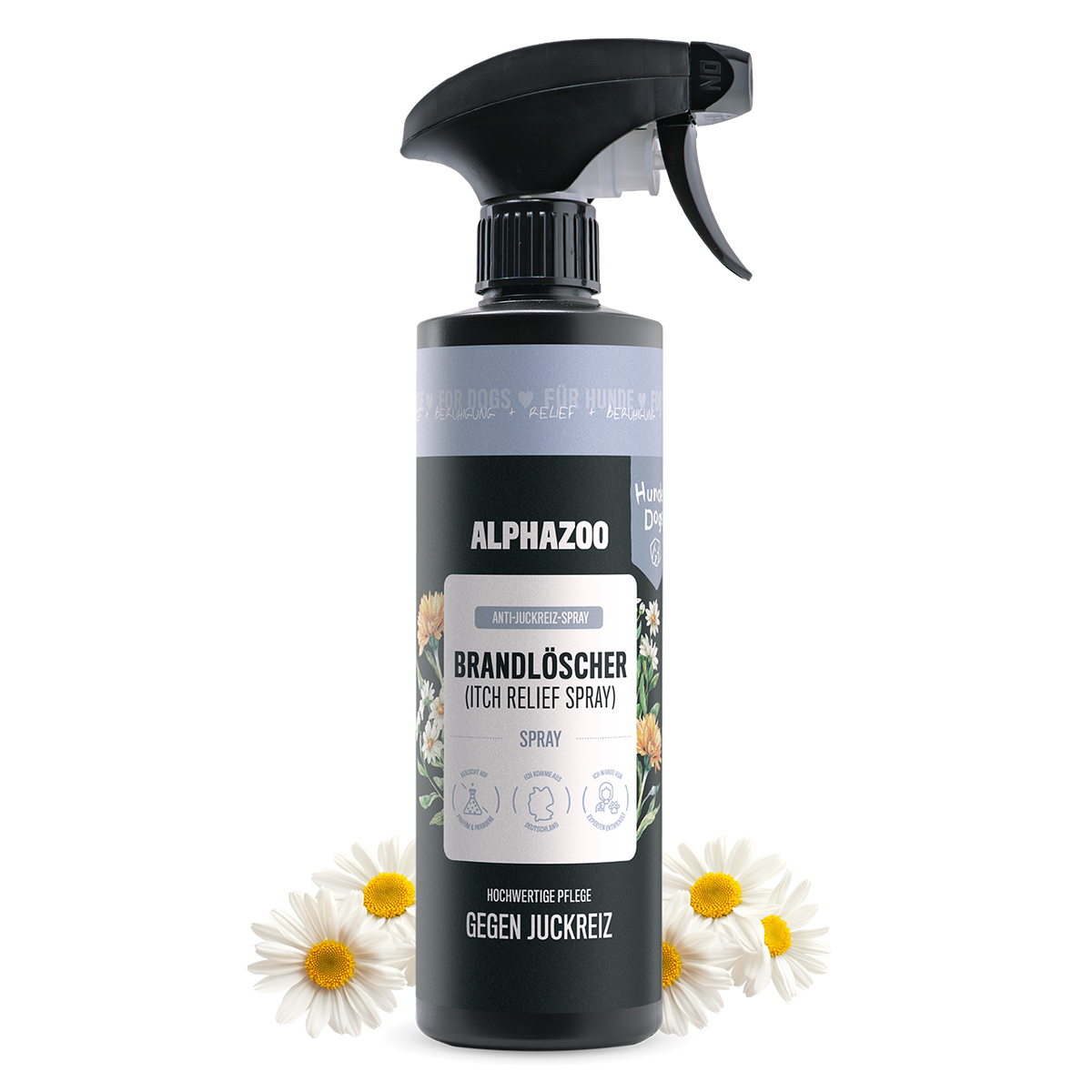 Brandlöscher Anti Juckreiz Spray für Hunde - Natürliche Hautpflege mit Kamille & Calendula