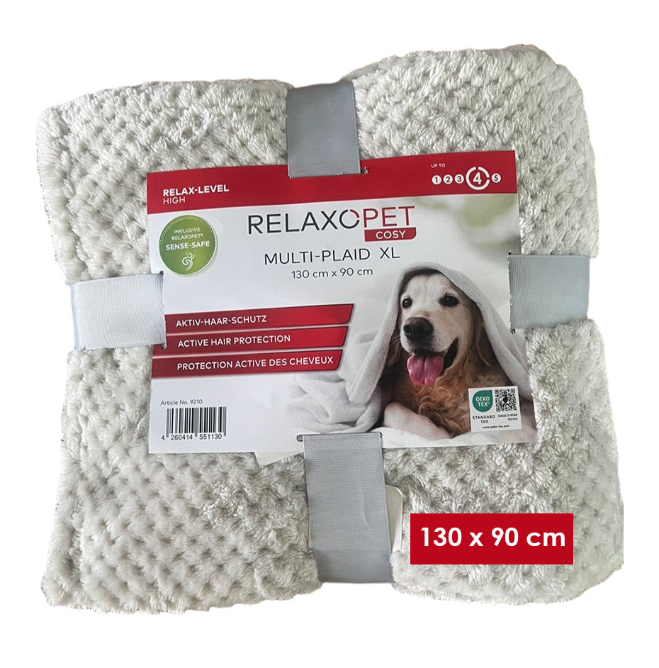 COSY Multi-Plaid XL Hundedecke - Kuscheldecke 130 x 90 cm