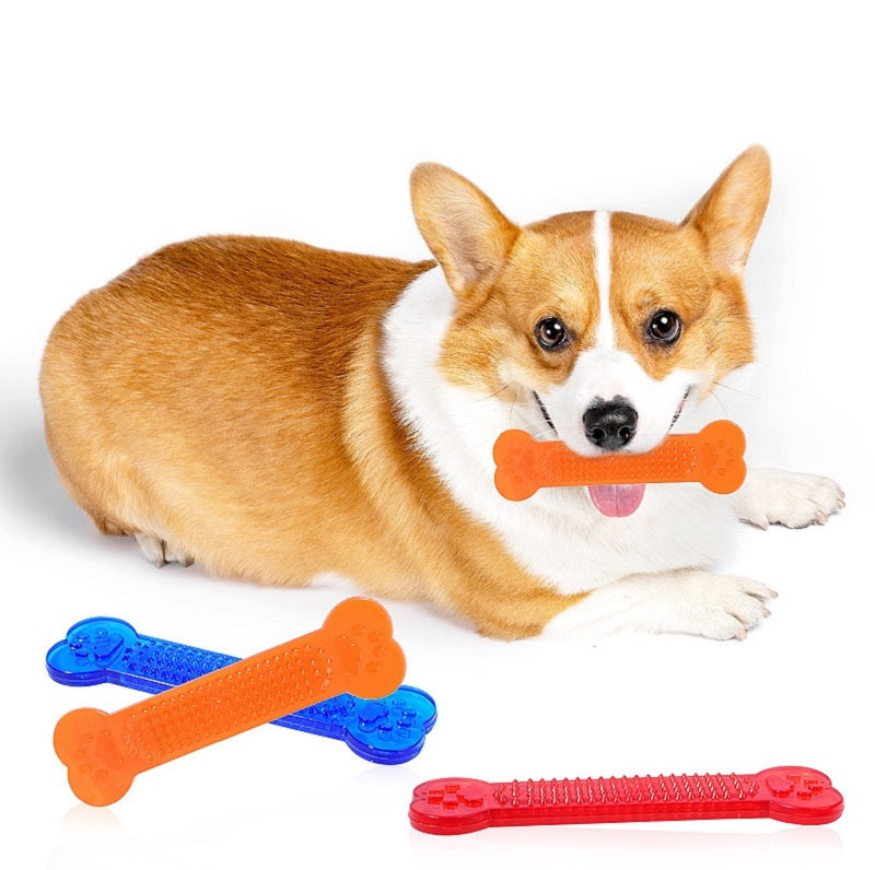 Kauknochen Zahnpflege für Hunde aus robustem PVC, perfekt für kleine Hunde und deren Zahngesundheit.