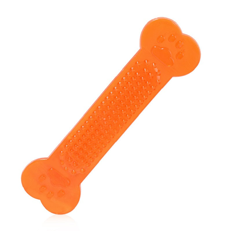 Robuster Kauknochen für Hunde - perfekt für die Zahnpflege und stundenlange Unterhaltung mit PVC-Material.