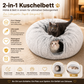 Kuscheliges Katzenbett – Höhle und Kissen für Katzen
