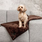 Hundedecke Emma Dunkelbraun - Fleecedecke frei von Schadstoffen