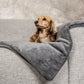 Hundedecke Emma Dunkelgrau - Fleecedecke frei von Schadstoffen