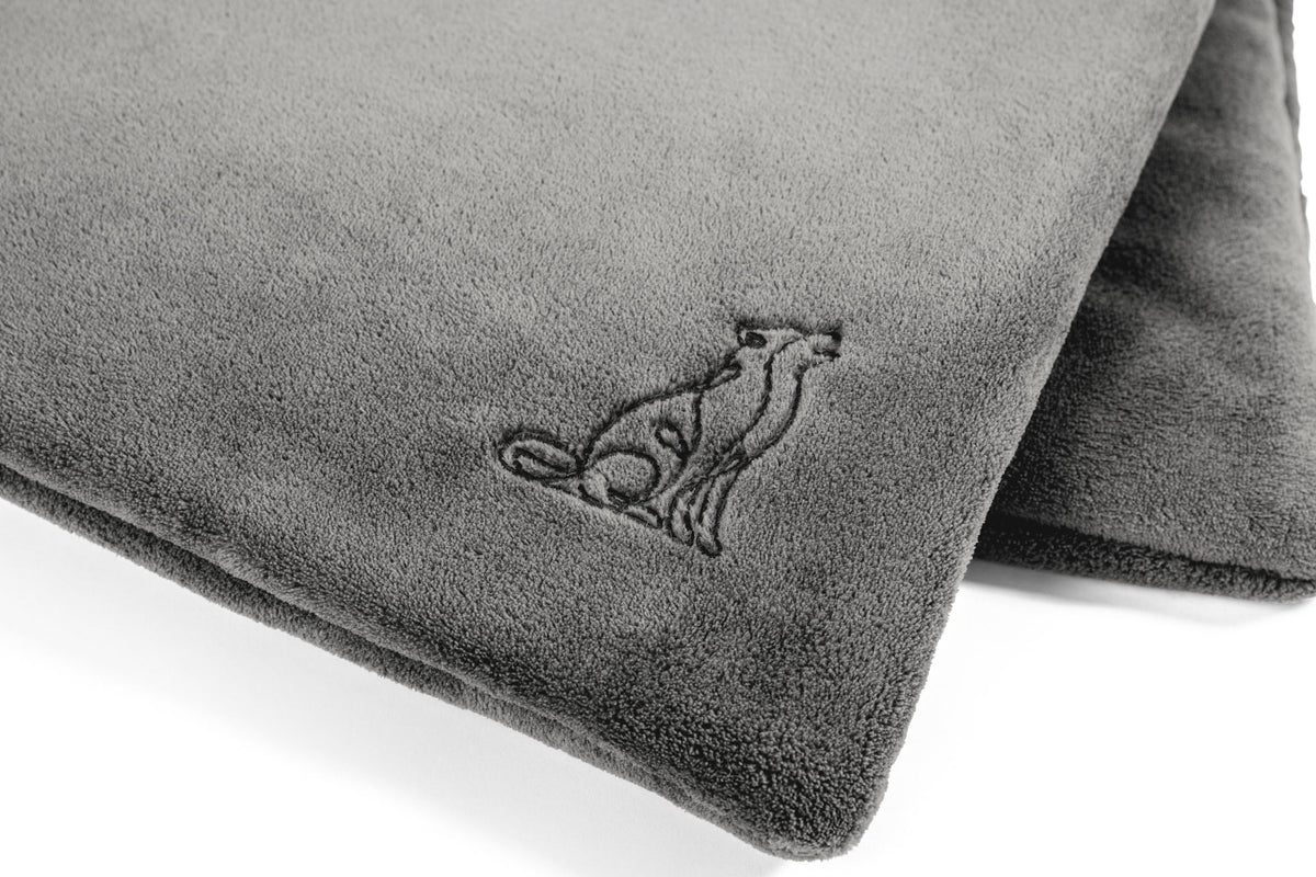 Hundedecke Emma Dunkelgrau - Fleecedecke frei von Schadstoffen