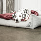 Hundedecke Emma Weinrot - Fleecedecke frei von Schadstoffen